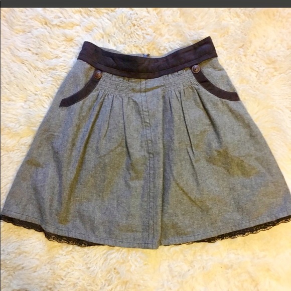 Anthropologie Dresses & Skirts - Basic house for Anthro brown skirt Small